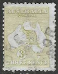 Australia 5 Used wmk 8 perf 12 Die I SC$17.50