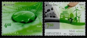Croatia 2016 ☀ Europa CEPT - Think Green - Environment ☀ MNH**