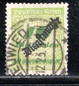 Germany Reich Scott # O44, used, exp h/s