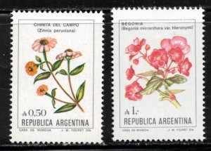 ARGENTINA Scott # 1523-4 MNH - Flowers