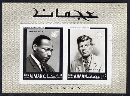 Ajman 1968 Human Rights (Kennedy & Martin Luther King...