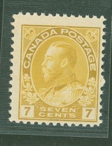 Canada #113a Mint (NH) Single