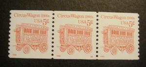 Scott 2452D, 5 cent Circus Wagon, PNC3, #S2, MNH