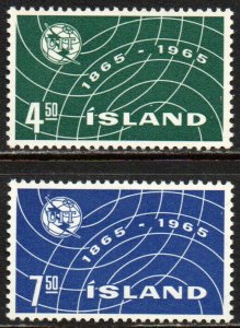Iceland Sc #370-371 Mint Hinged
