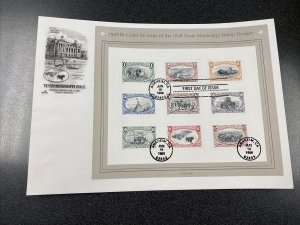 FDC 3209 Trans- Mississippi 1c - $2 Souvenir Sheet First Day Of Issue ArtCraft