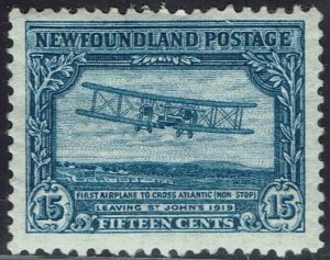 NEWFOUNDLAND 1931 PUBLICITY ISSUE 15C WMK ARMS