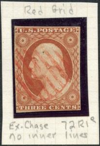 #10 F-VF WITH RED CANCEL POS72R1e EX-CHASE CV $210.00 BP1438