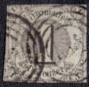 Thurn and Taxis - 42 1852 Used