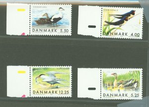 Denmark #1163-1166  Single (Complete Set)