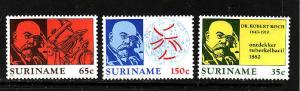 Suriname-Sc#603-5-unused NH set-TB Bacillus-1982-