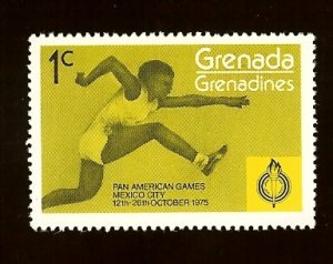 Grenada Grenadines #102 1c Pan Am Games -  Hurdling - MNH