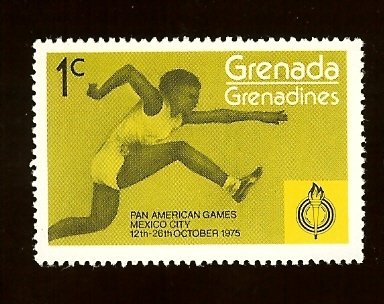 Grenada Grenadines #102 1c Pan Am Games -  Hurdling - MNH