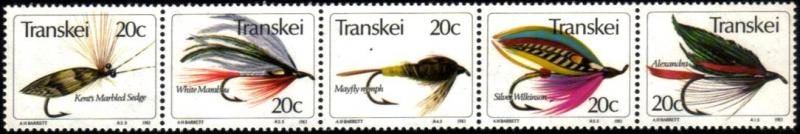 Transkei - 1983 Fishing Flies (4th series) Set MNH** SG 116a