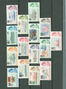Bahamas #230-244 Mint (NH) Single (Complete Set) (Queen)