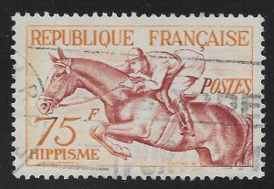 France #705 75fr Equestrian