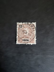 Stamps Funchal Scott #16 used
