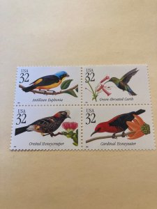 Block of 4, #3222-3225. Mint condition never used