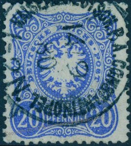 Germany Offices in Turkey 1880 20Pfg V42 Vorlaufer Forerunner Deutsche Pos 93891