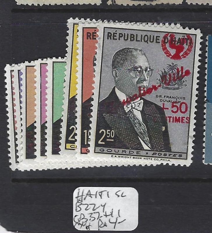 HAITI   (PP0501B)   SC  B22-4, CB37-41  MNH