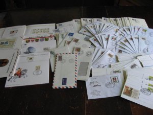 West Germany wholesale hoard 400 postal stationery used 1980s-90s (heavy dupes)