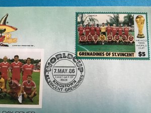 Grenadines of St Vincent World Cup 1986 First Day Cover   Stamp Cover R45801