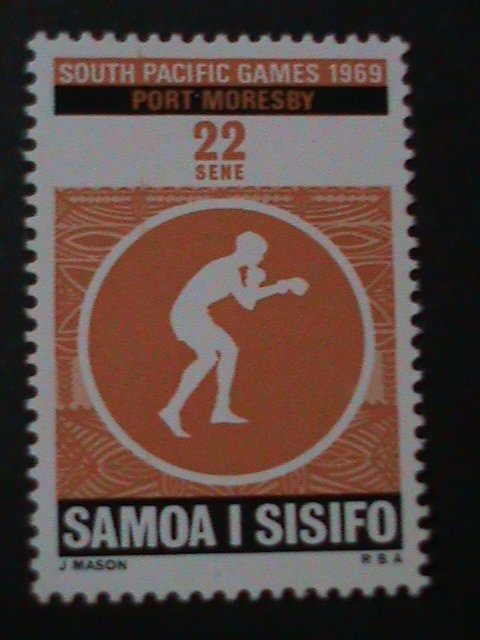 ​SAMOA-1969-SC# 312-4- 3RD PACIFIC GAMES-PORT MORESBY-PAPUA & NEW GUINEA MNH VF