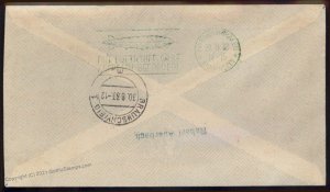 Brazil 1933 Graf Zeppelin Germany Si227A 5.SAF Cover G97431