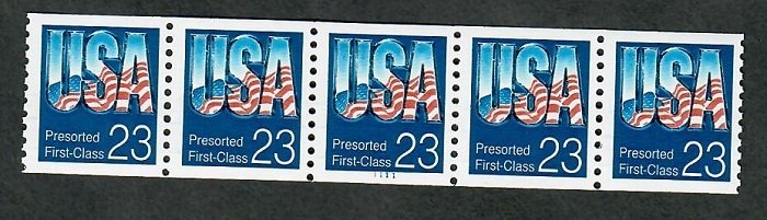 US #2607 USA Presort MNH PNC5 #1111