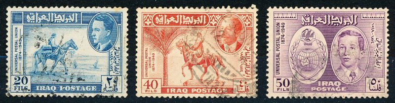 Iraq #130-132  Set of 3 Used