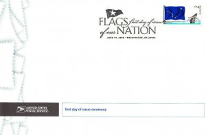 USPS 1st Day Ceremony Program #4275 Flags of Our Nation Alaska Set 1 2008