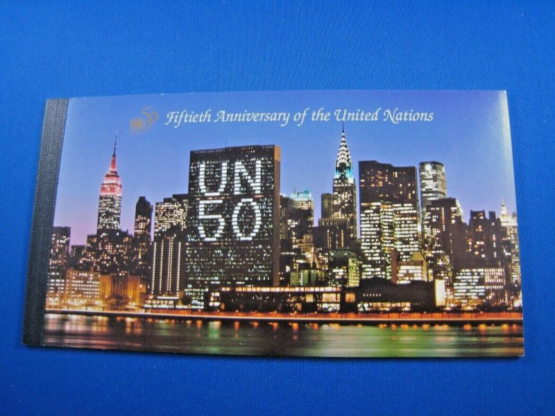 UN/NY 1995 - SCOTT #670 - 50TH ANNIVERSARY OF THE UN BOOKLETS 