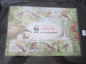 Samoa 2009 Sc 1126 Bird set MNH