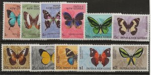 Papua New Guinea 209-220 Set MH