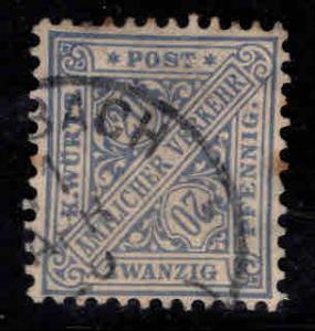 Germany State Wurttemberg Scott o127 Used official