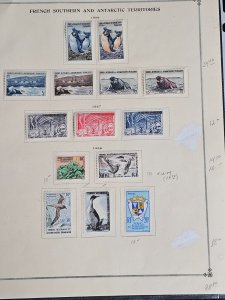 Worldwide Stamp Collection Lot of Better Sets and Partial Collections on Pages