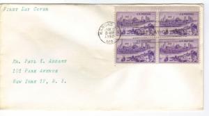 US 994 (Unlisted) 3c Kansas City blk 4 on FDC Typed Cachet ECV $7.50