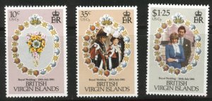 British Virgin Islands  Scott 406-8 MNH** 1981 stamp set