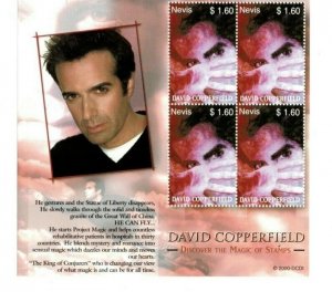 Nevis 2000 - David Copperfield - Sheet of 4 Stamps - Scott #1229 - MNH