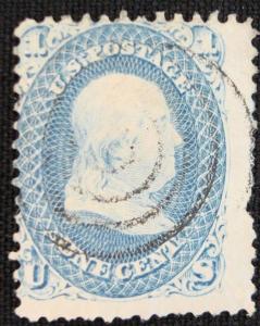 US #63 Used Benjamin Franklin SCV $50.00