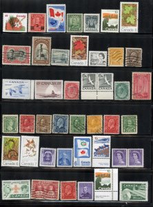 Canada lot, Mint and Used.