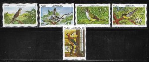 Cuba 2180-2182, C275-C276 Birds set MNH