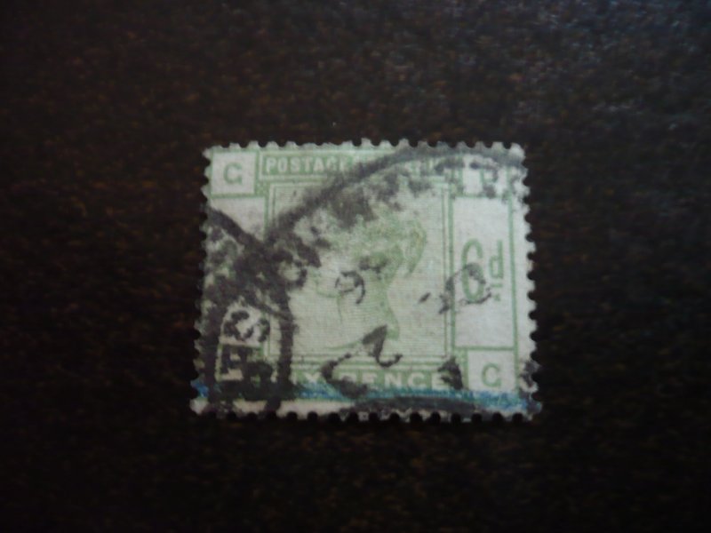 Stamps - Great Britain - Scott# 105 - Used Part Set of 1 Stamp