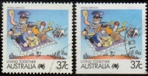 Australia 1988 SG1121 37c Postal Services inc booklet set FU