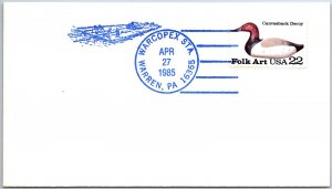 US SPECIAL EVENT COVER WARCOPEX EXHIBITION SHOW AT WARREN PENNSYLVANIA 1985 B