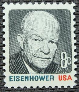 US #1394 MNH Single, Dwight D. Eisenhower, SCV $.25 L12