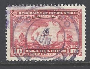 Costa Rica Sc # 178 used (RS)