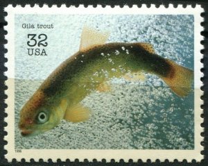 United States Sc#3105j MNH, 32c multi, Endangered Species (1996)