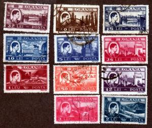 Romania # 666-676 Used!