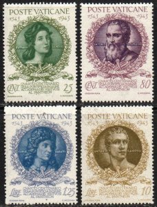 Vatican City Sc #87-90 Mint Hinged