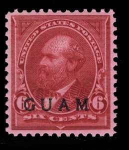 MOMEN: US STAMPS GUAM #6 MINT OG NH VF/XF LOT #87577*